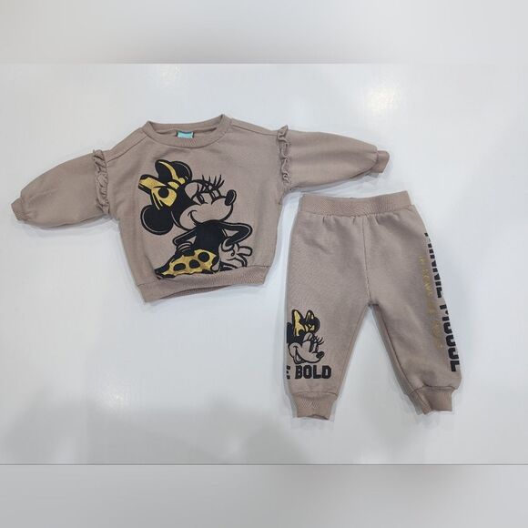 Disney Outfit Bundle Lot Bambi Bambo 101 Dalmatians Minnie Mouse Girls 3-6 Month - Picture 7 of 8